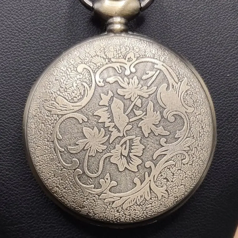 Gold Harry Potter Pocket Watch Hogwarts Cosplay Birthday Christmas Gift - NEW!